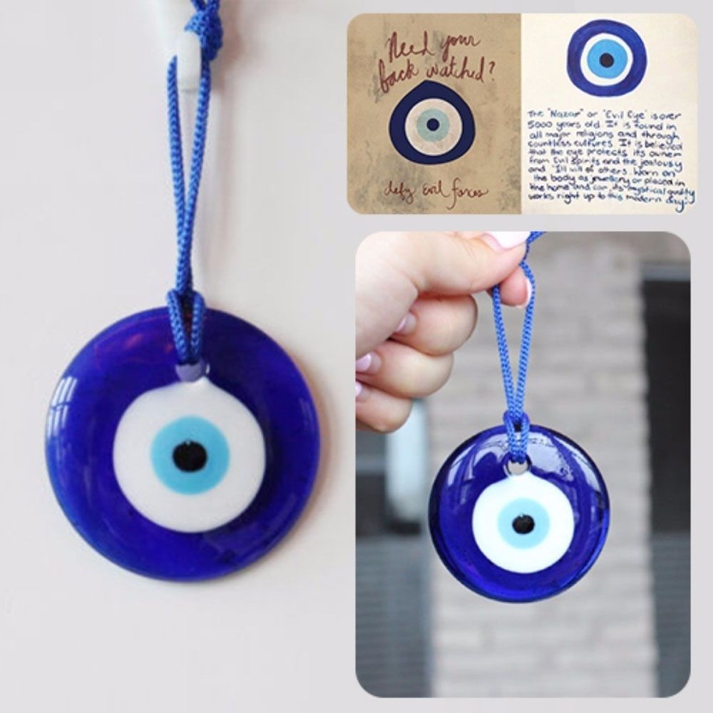 Car Accessories Evil Eye - Niebieski Amulet z kiepskim okiem wisiorek