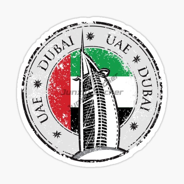 Car Accessories Dubai - Emblemat i odznaka flagi narodowej ZEA