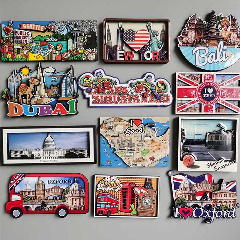 Car Accessories Dubai - Magnesy na lodówkę Seattle USA Nowy