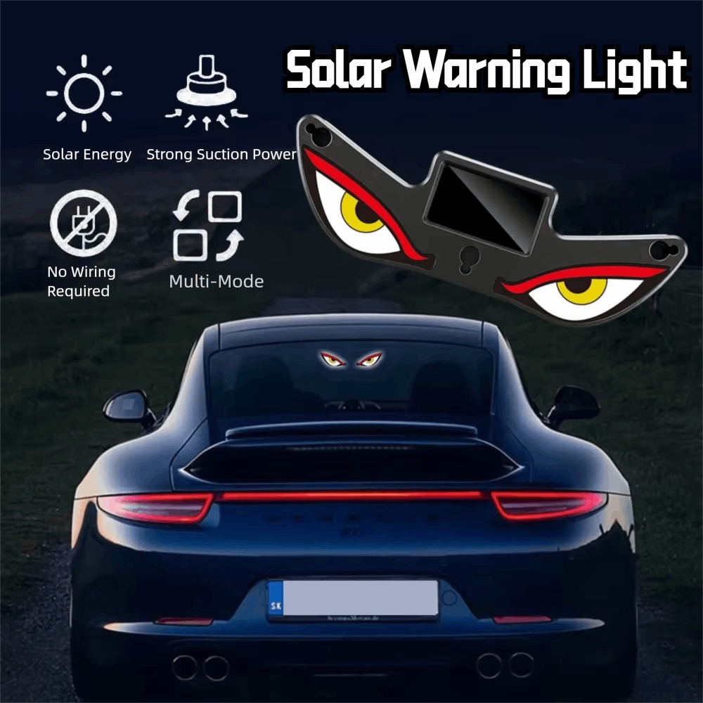 Car Accessories Evil Eye - Bezprzewodowe, solarnie zasilane oświetlenie LED do