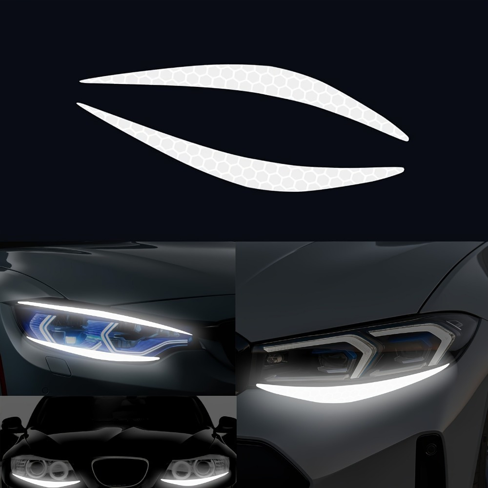Car Accessories Evil Eye - 2 sztuki/1 para odblaskowych naklejek na