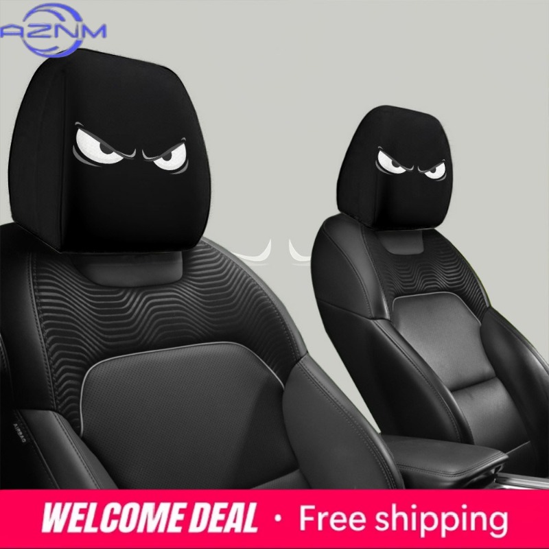 Car Accessories Evil Eye - 2 szt. Pokrowce na zagłówki samochodowe