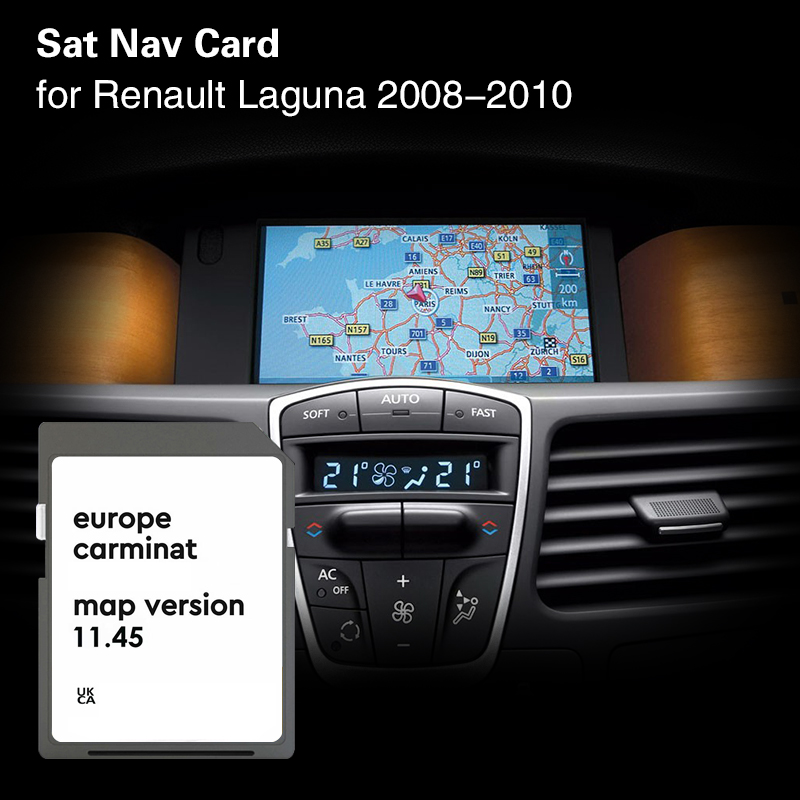 Car Accessories Cyprus - Carminat 11.45 Mapy GPS do Renault