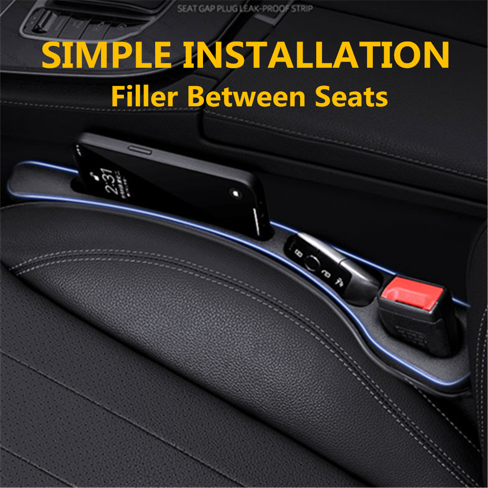 Car Accessories App - 2x Wypełniacz szczeliny między siedzeniami samochodowymi,