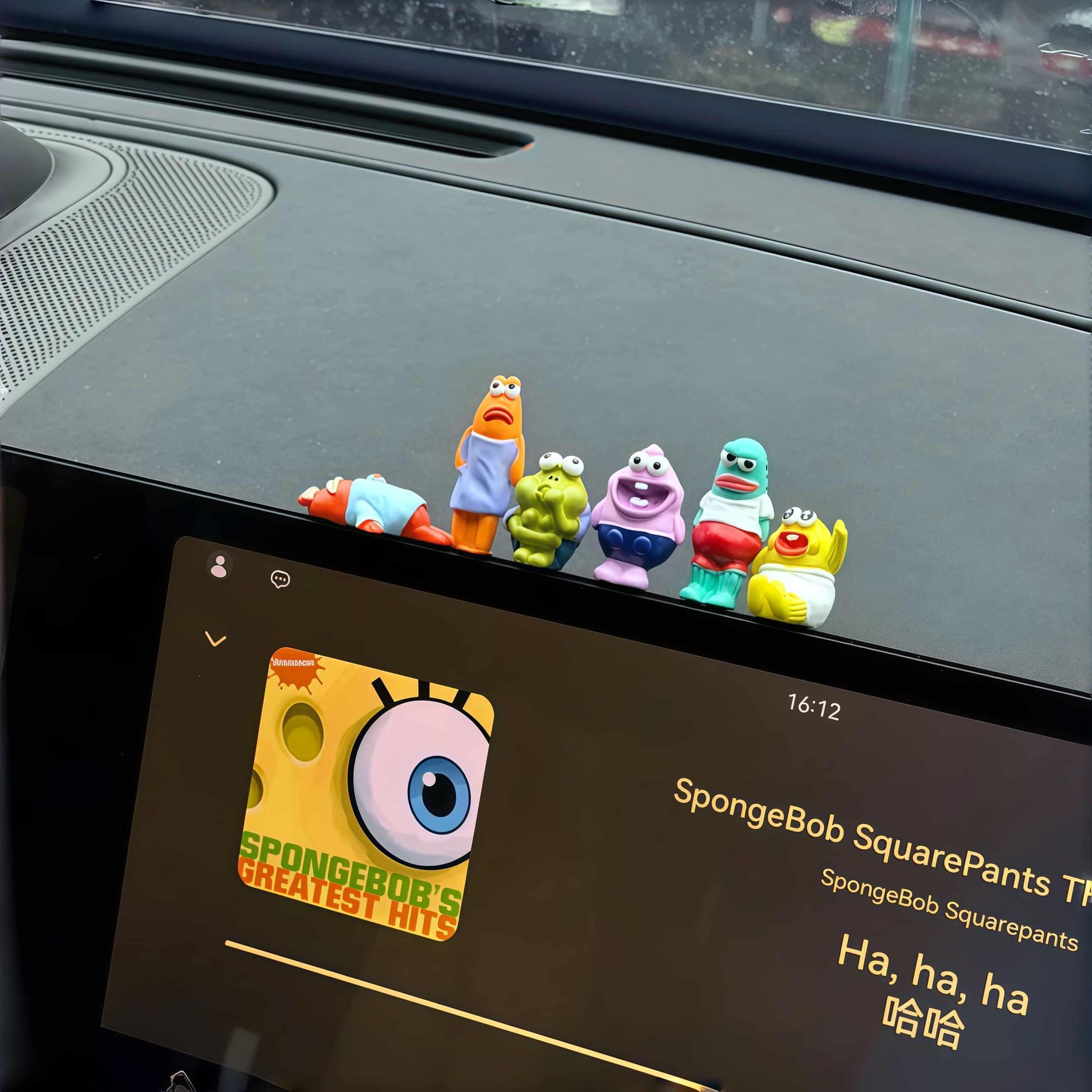 Car Accessories Girly - Figurka SpongeBob, ozdoba, urocza postać z