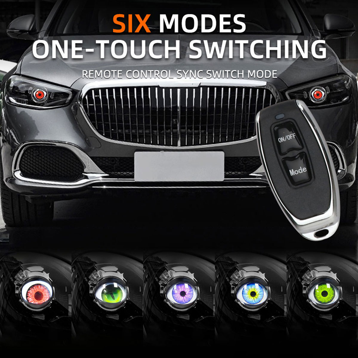 3-calowe samochodowe soczewki  – Car Accessories Evil Eye recenzja i cena
