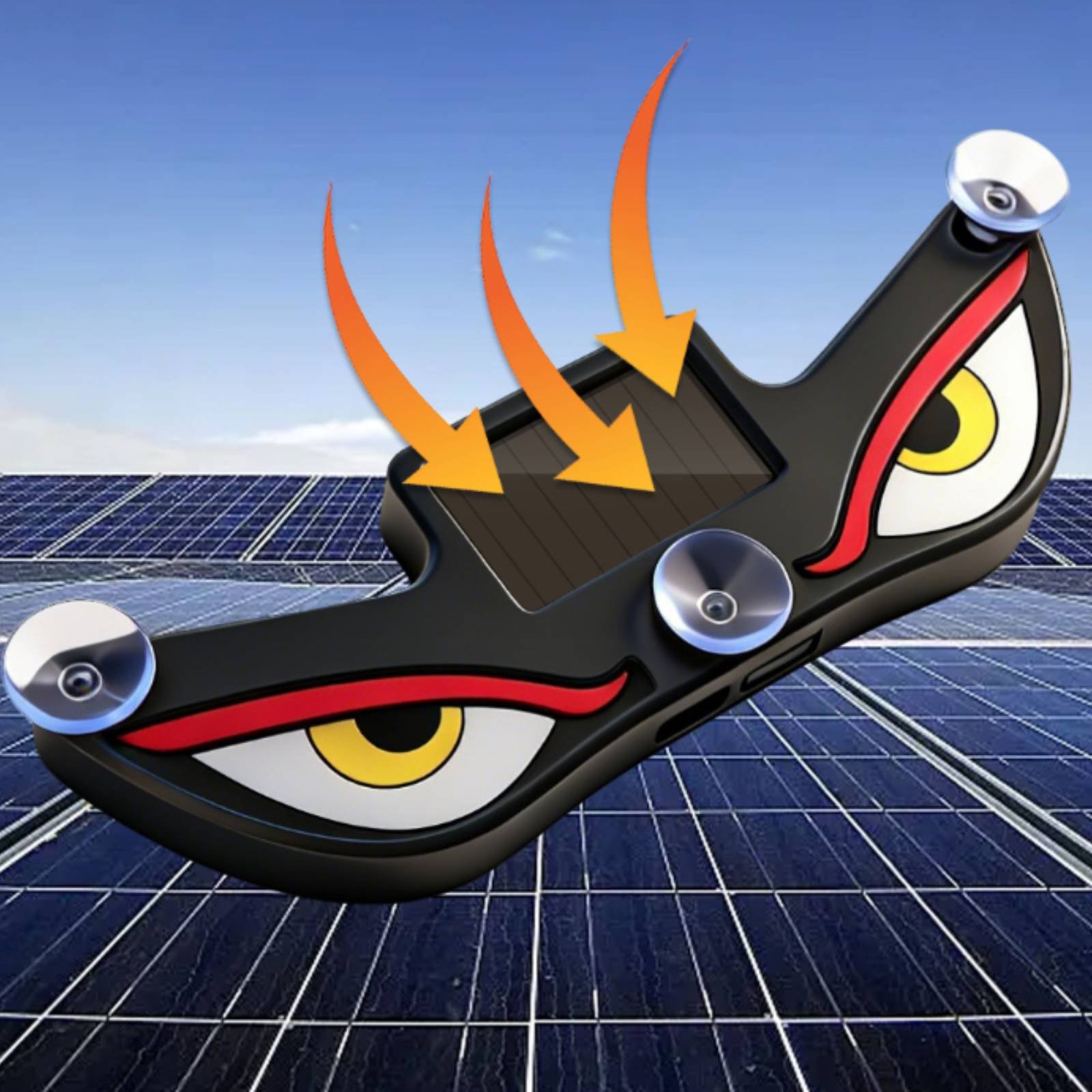 Bezprzewodowe, solarnie zasila – Car Accessories Evil Eye recenzja i cena