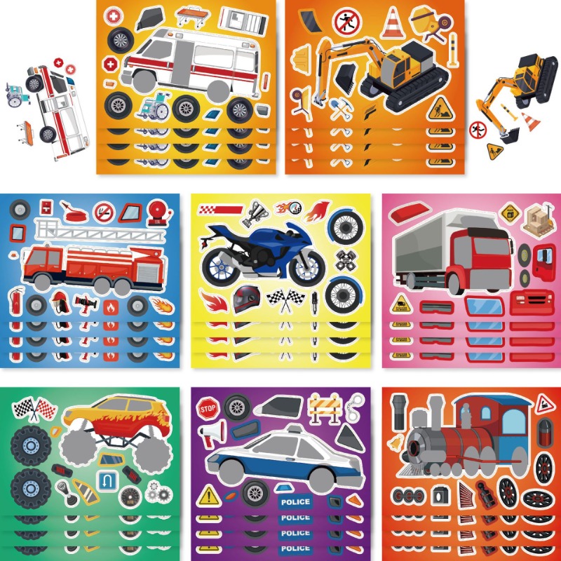8 arkuszy inżynieria naklejki  – Car Accessories Girly recenzja i cena