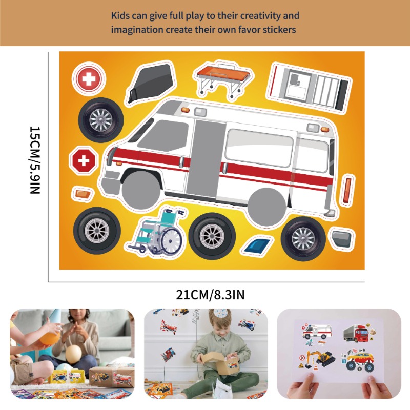 8 arkuszy inżynieria naklejki  – Car Accessories Girly recenzja i cena